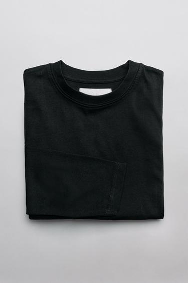 BASIC T-SHIRT - Black by Zara