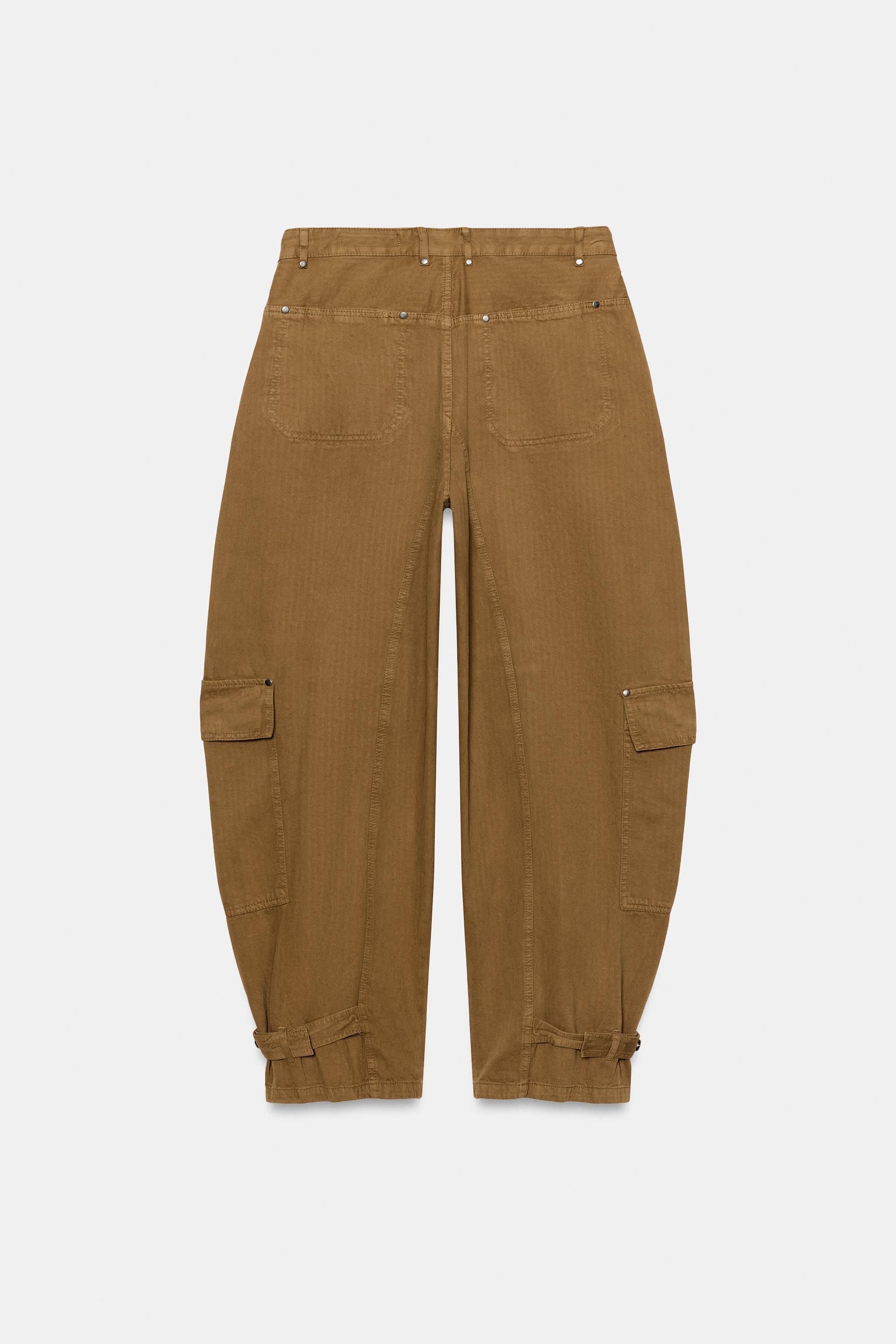 ZW COLLECTION BARREL CARGO PANTS