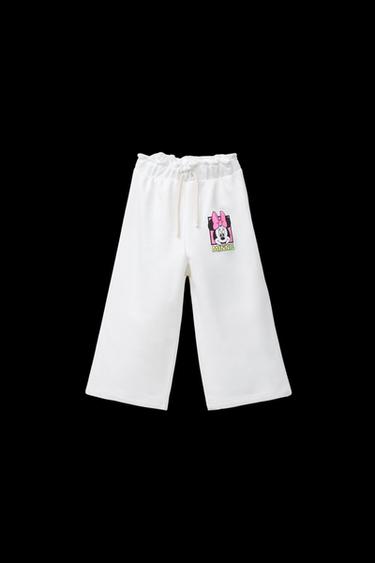 Zara © DISNEY CULOTTE PANTS - White - Image 0