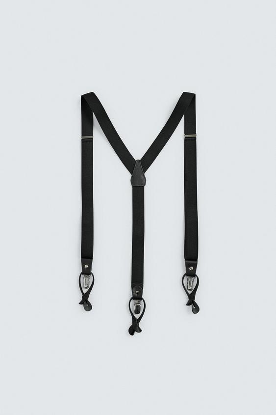 LEATHER APPLIQUÉ SUSPENDERS from Zara - $69.90