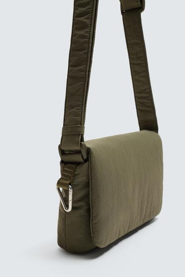 SAC BANDOULIÈRE NYLON RABAT - Vert kaki de Zara - Image 4