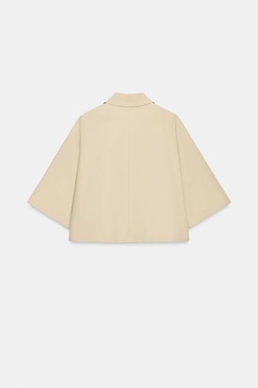 VESTE COURTE ZW COLLECTION - Beige de Zara - Image 6