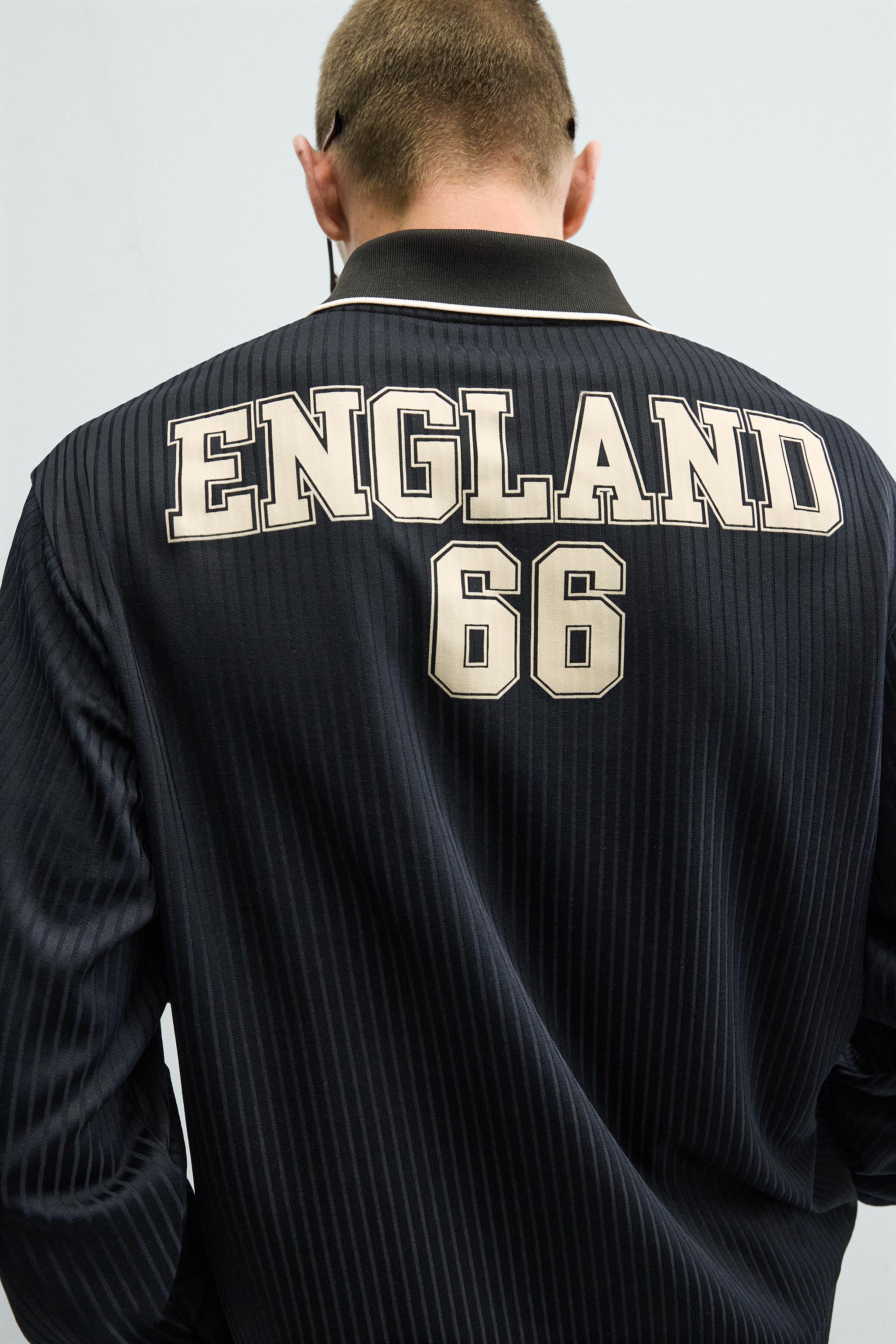 Мужские рубашки Zara ENGLAND 66 FIFA WORLD CUP™ FIFA CLASSICS TECHNICAL POLO — фото 5