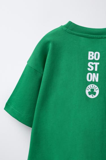 NBA - CELTICS PRINTED T-SHIRT - Green by Zara - Image 3