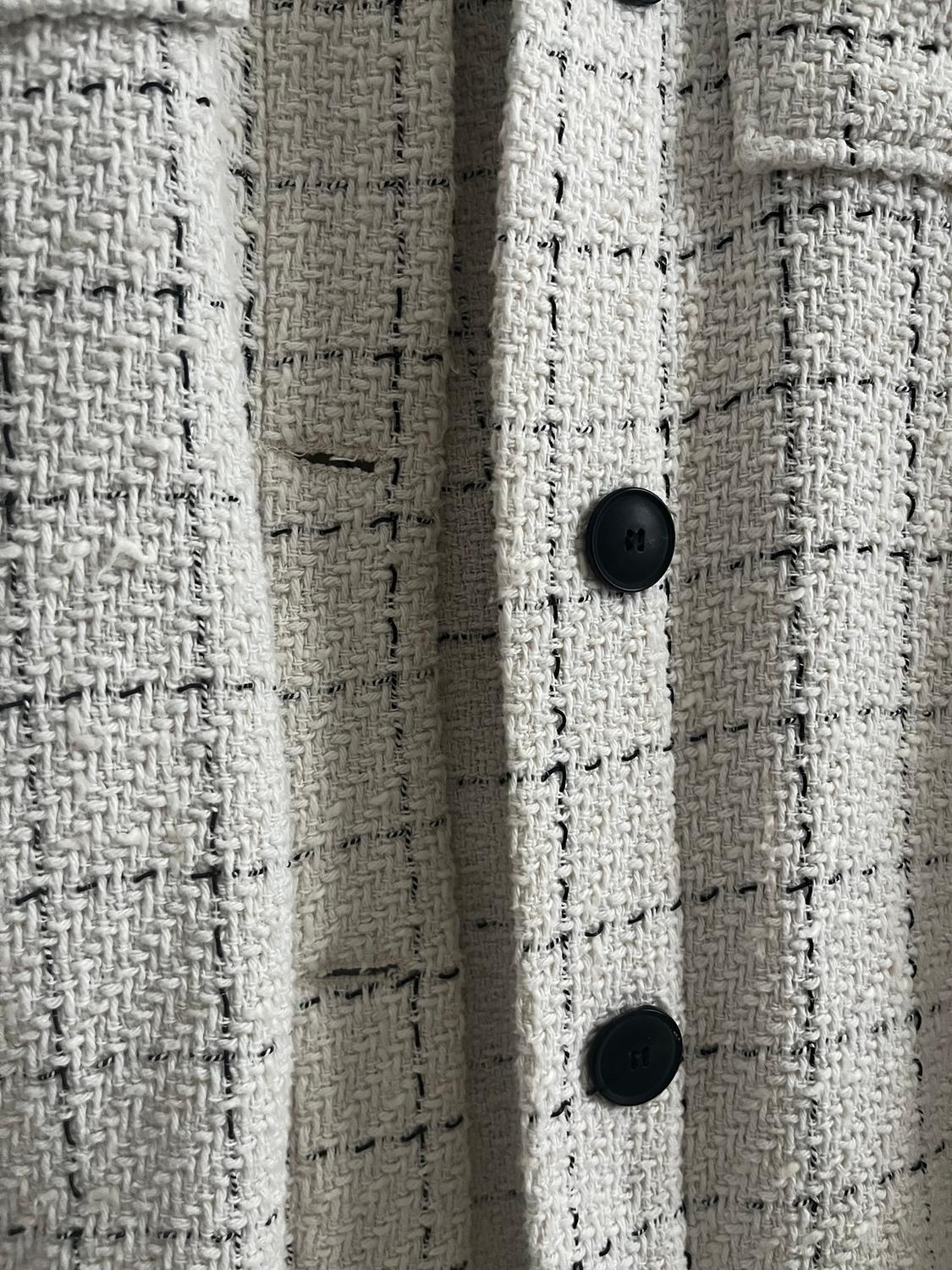 TEXTURED CHECK OVERSHIRT - Image 5
