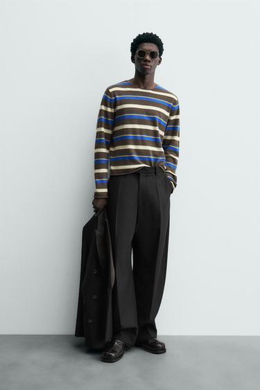 LIMITED EDITION STRIPED JACQUARD JUMPER - striped by Zara