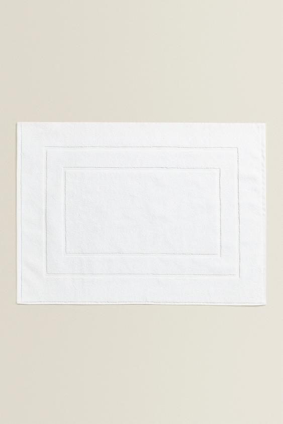 COTTON BATH MAT White ZARA United States