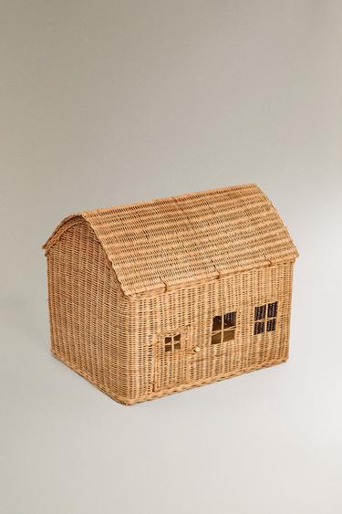 CHILDREN'S HOUSE CHEST BASKET - Light beige by Zara - Image 1
