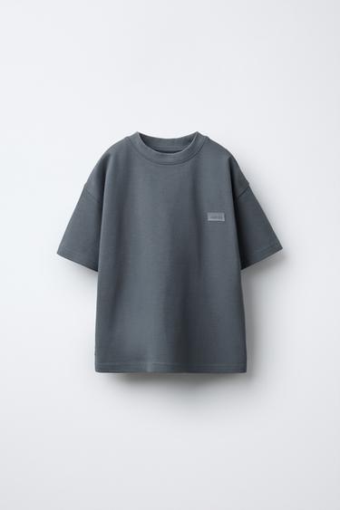 CAMISETA HEAVY WEIGHT - Acero de Zara - Imagen 0