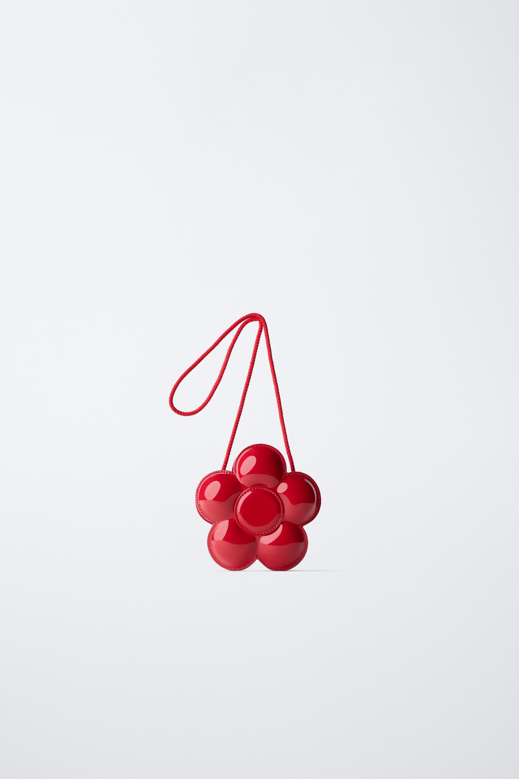 FLOWER CROSSBODY BAG - Red | ZARA Canada