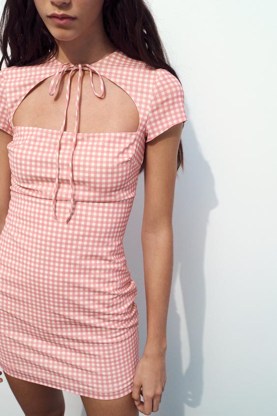 Las mejores ofertas en Vestidos de cuadros Zara para De mujer