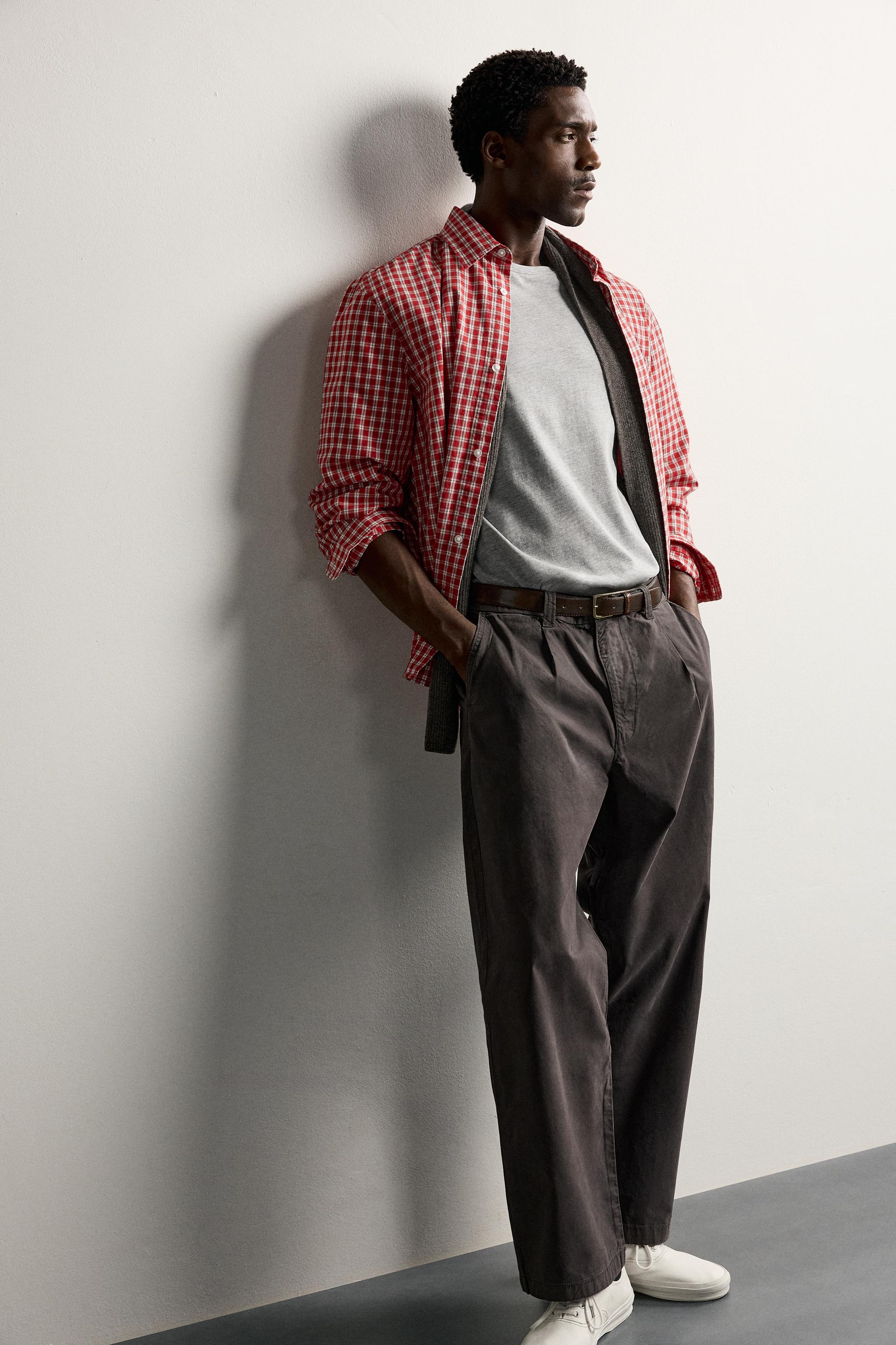 PANTALON CHINO RELAXED FIT PLIS