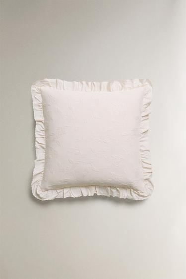 CAPA DE ALMOFADA COM JACQUARD - Rosa da Zara