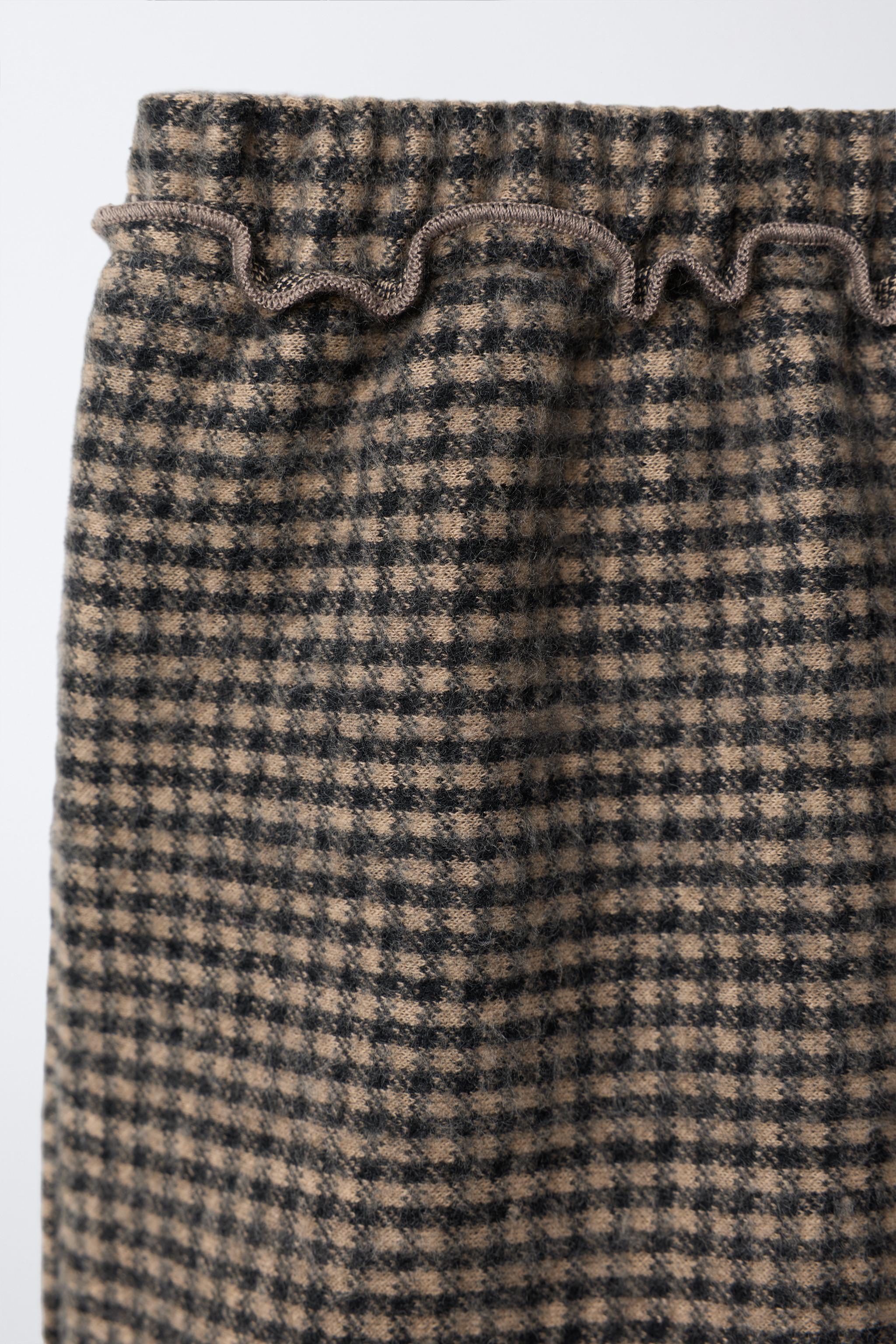 PLAID PLEATED SKORT