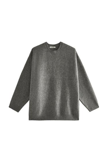 SUÉTER DE TRICÔ - Cinzento da Zara