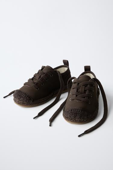 LACE-UP ESPADRILLES - Brown by Zara - Image 2