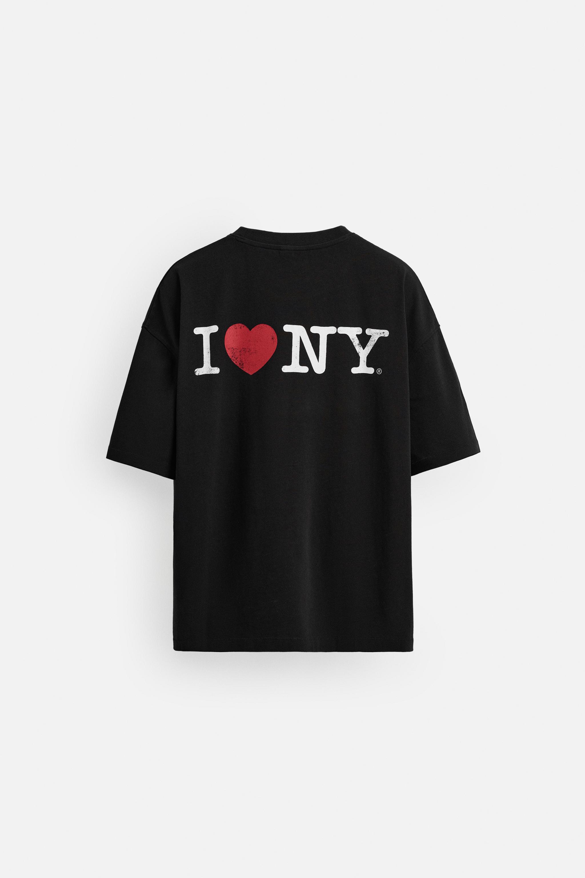 I LOVE NEW YORK ® Tシャツ - ブラック | ZARA Japan / 日本