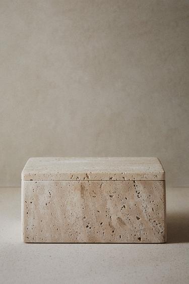 BEIGE MARBLE BATHROOM STORAGE BOX - Beige by Zara - Image 5