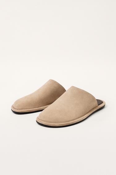 SABOTS EN CUIR ÉDITION LIMITÉE - Marron de Zara - Image 6