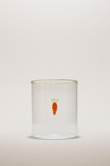 GULEROD GLAS I GLAS - orange fra Zara