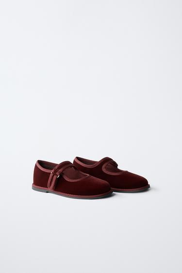Zara CLASSIC BALLET FLATS - Red