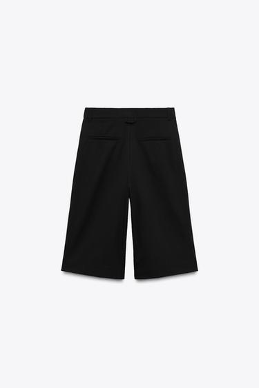 BERMUDA À PASSANTS - Noir de Zara - Image 2