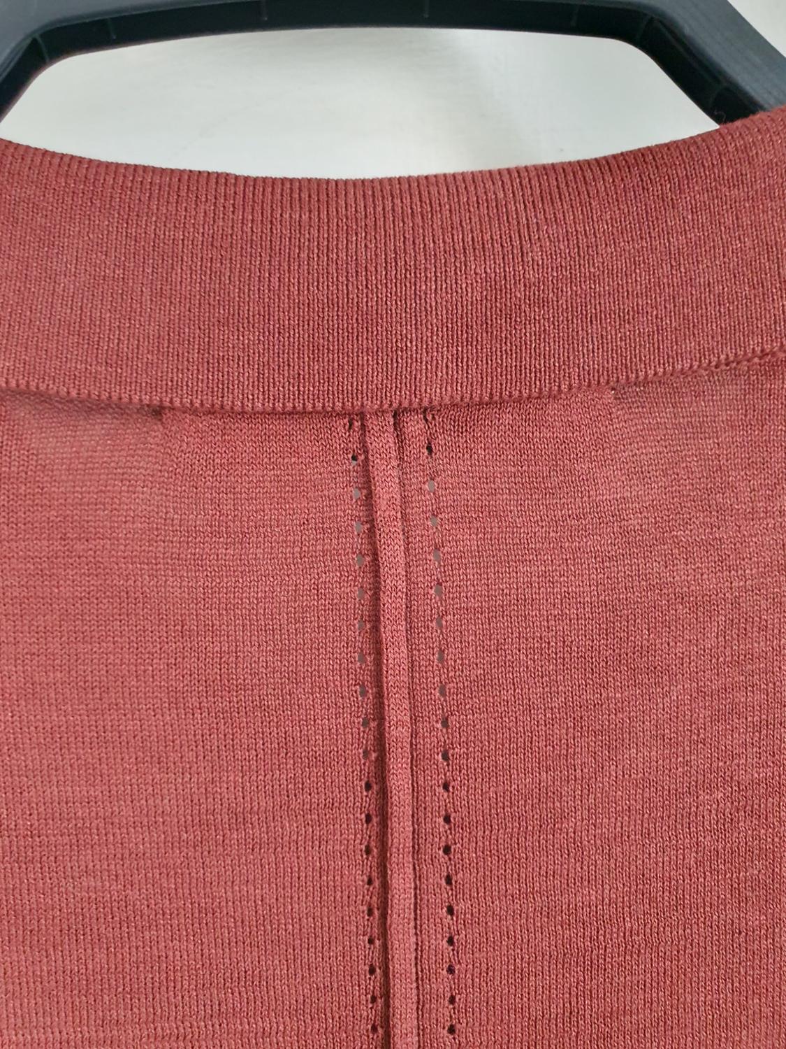 PLAIN KNIT CARDIGAN WITH SILK - Image 8