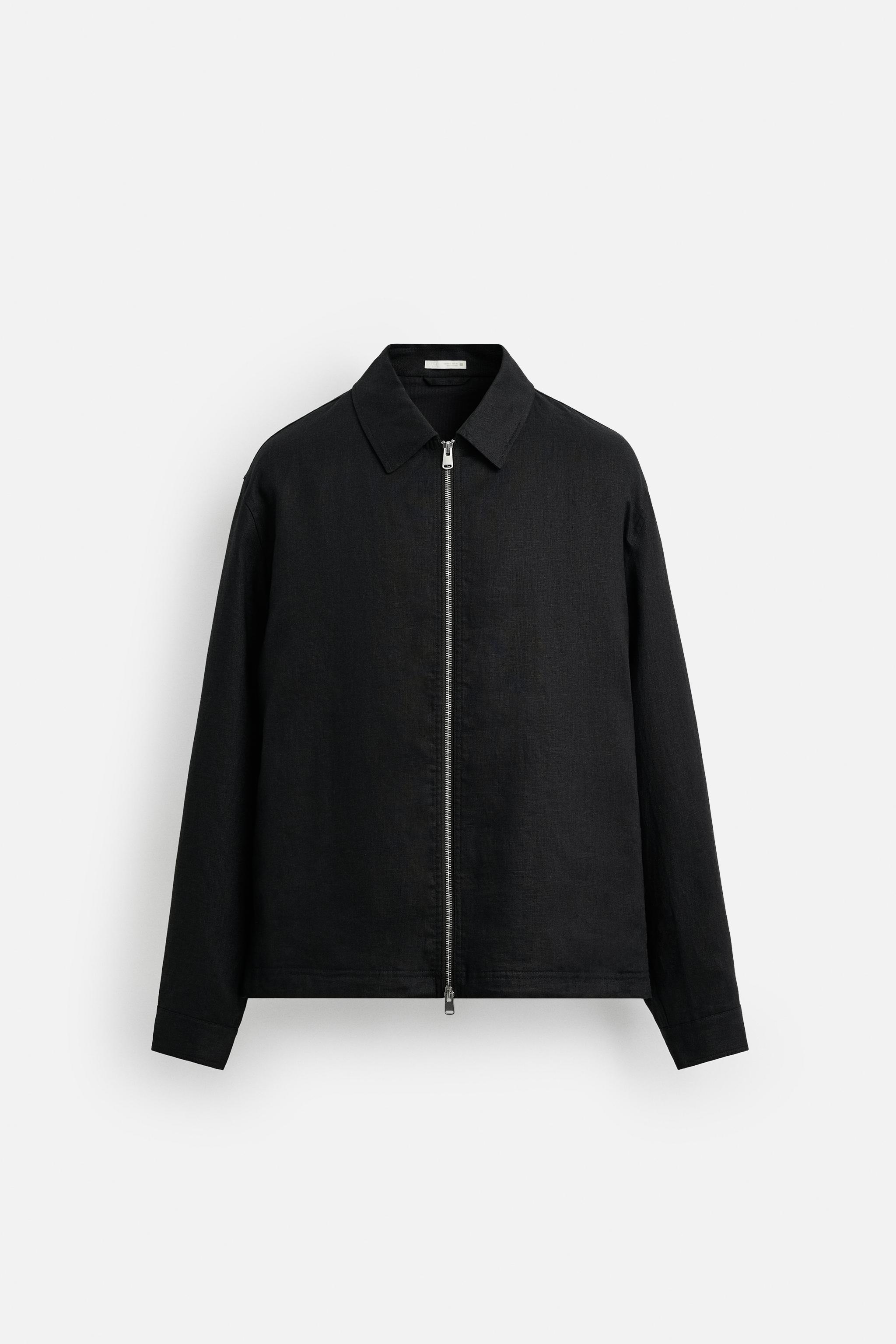 100% LINEN OVERSHIRT