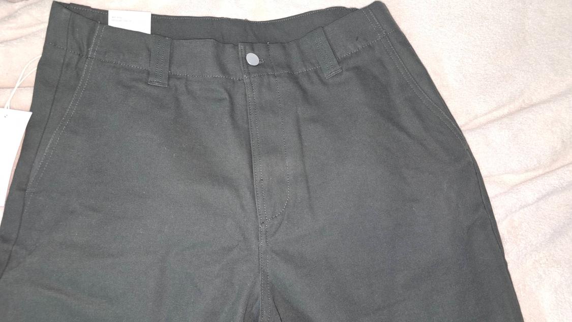TEXTURED CANVAS TROUSERS - Image 3