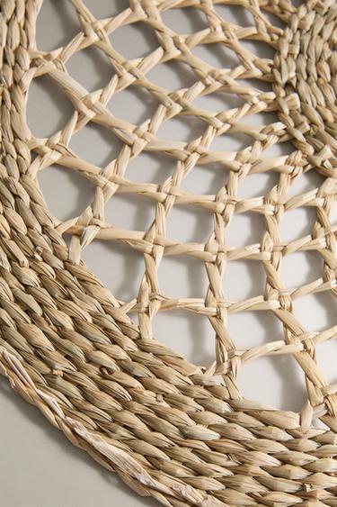 SET DE TABLE ROND EN FIBRE - Beige clair de Zara - Image 2