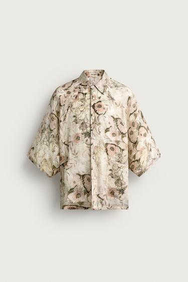 RNGLN FLWR SHRT - Printed by Zara