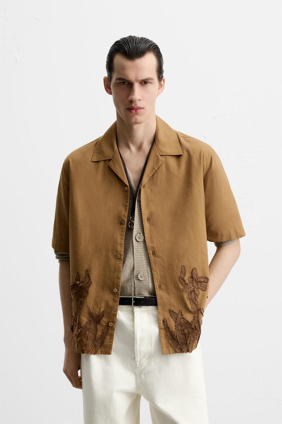 TEXTURED RELAXED FIT SHIRT