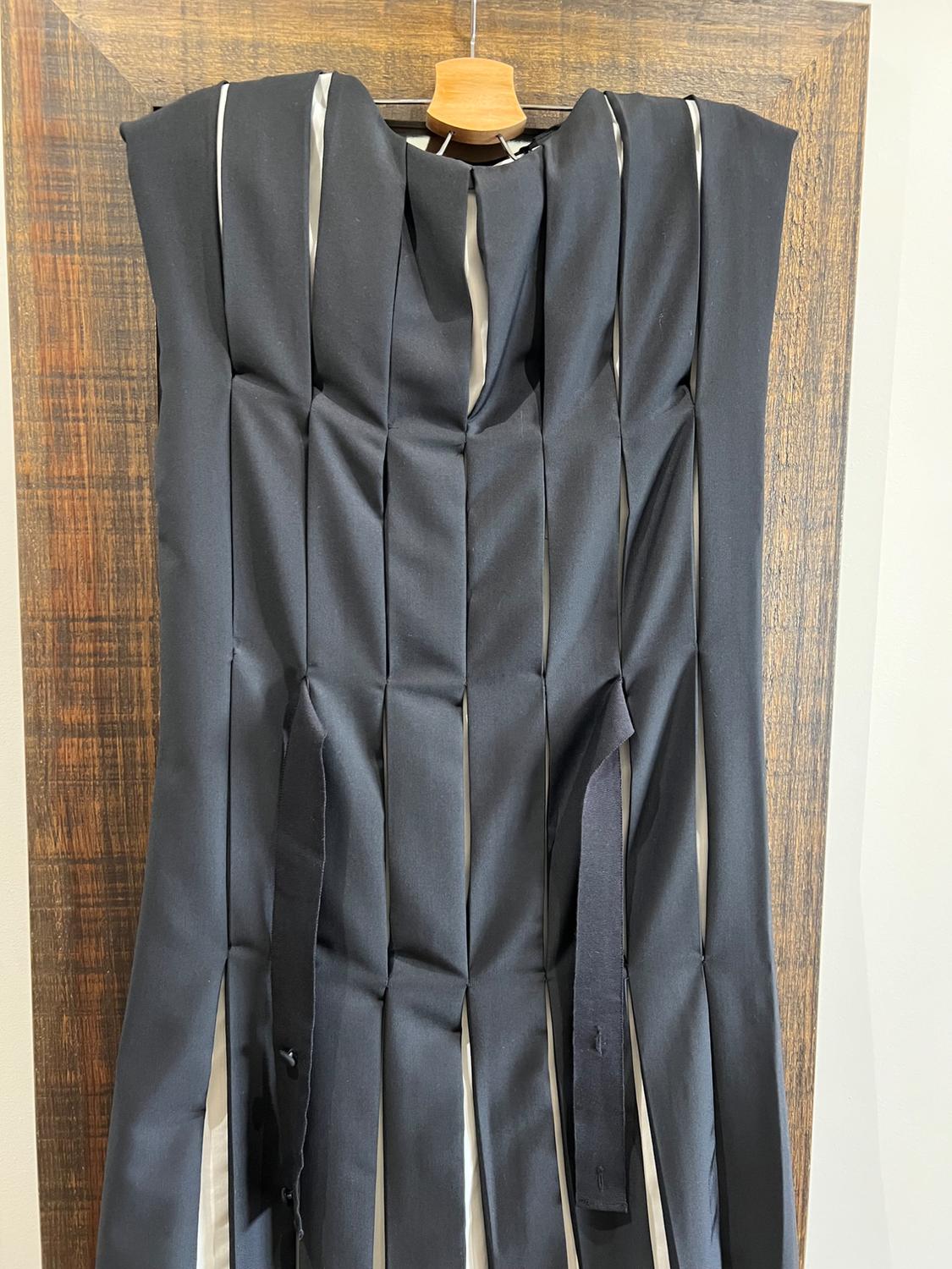 WOOL BLEND BOX PLEAT DRESS - LIMITED EDITION - Image 2