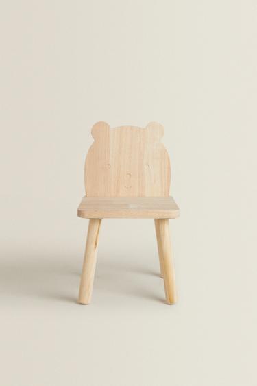 BEAR WOOD CHAIR - Light beige by Zara
