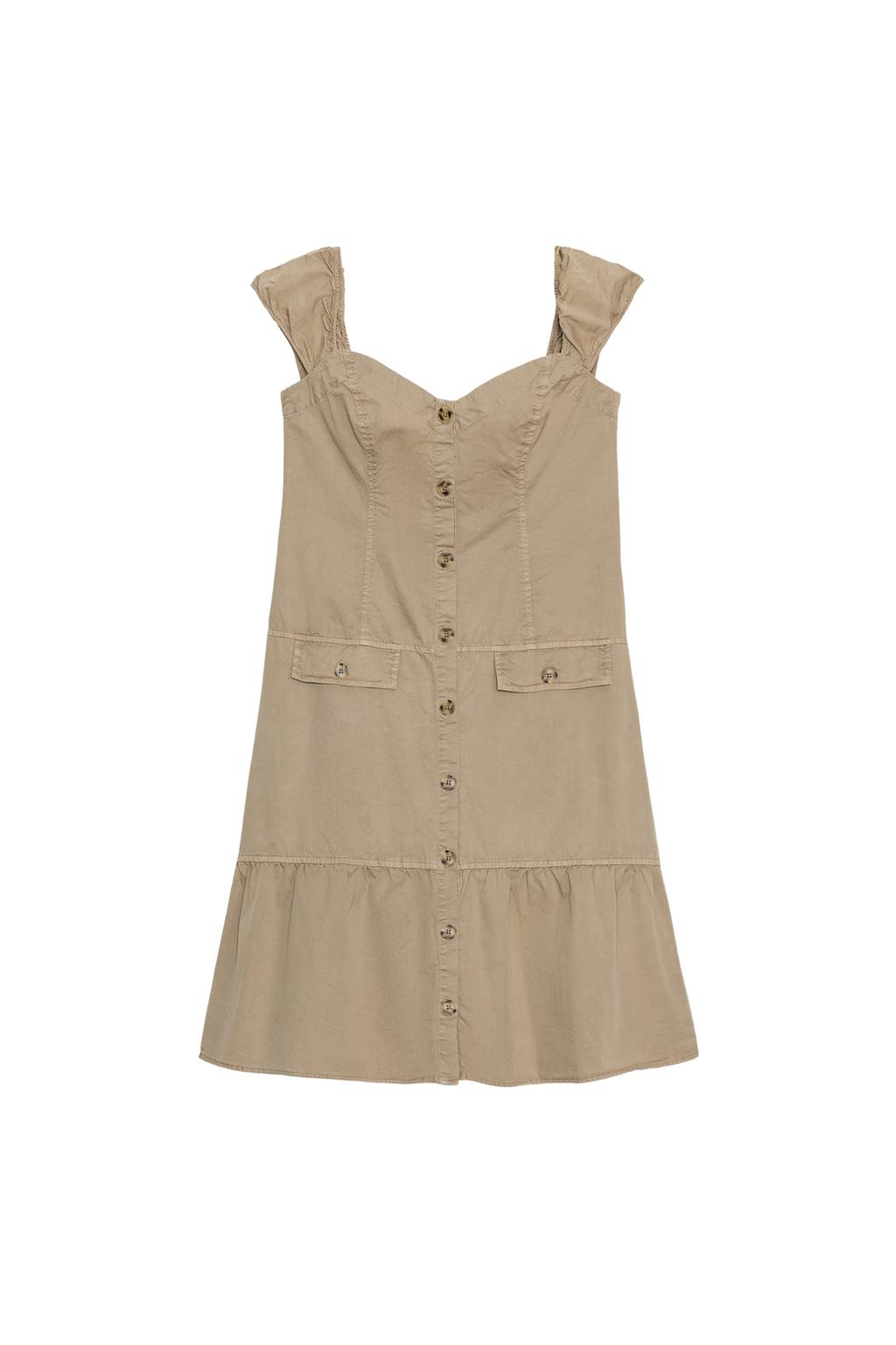 BUTTONED MIDI DRESS - image 3