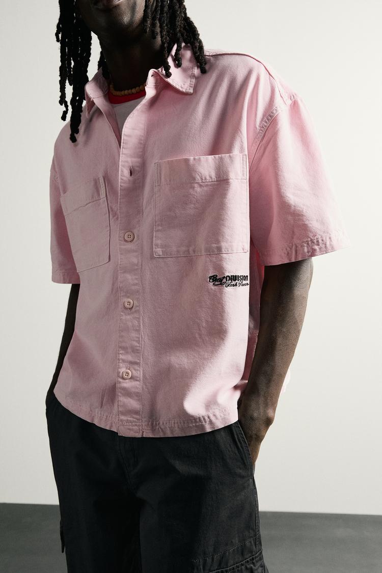 Camisa de corte relajado combinada 6
