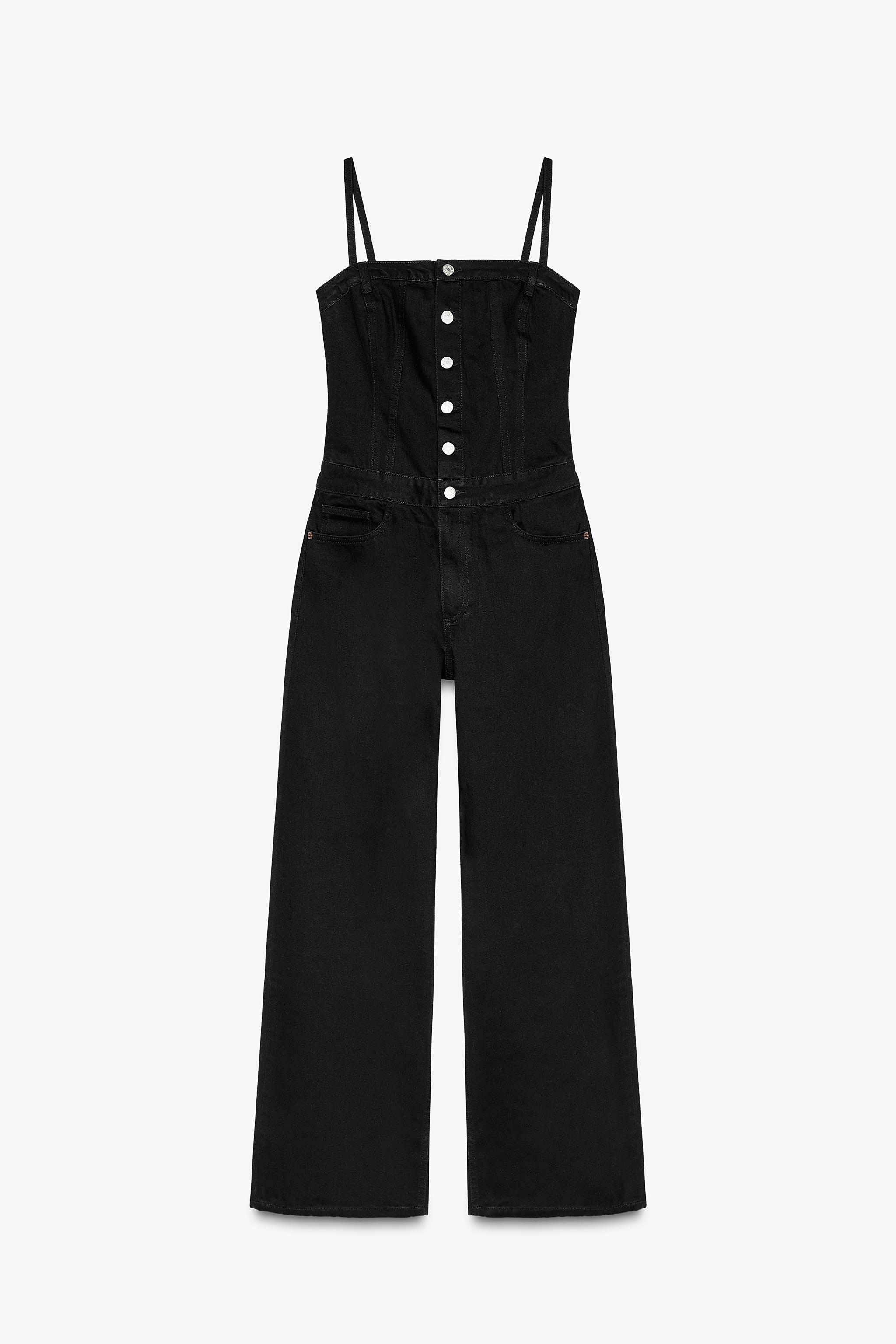 DENIM JUMPSUIT - Black | ZARA New Zealand DENIM JUMPSUIT - Black | ZARA New Zealand
