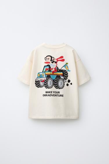 تيشرت بطبعة PAUL FRANK™ - خام فاتح الخاص بـ Zara