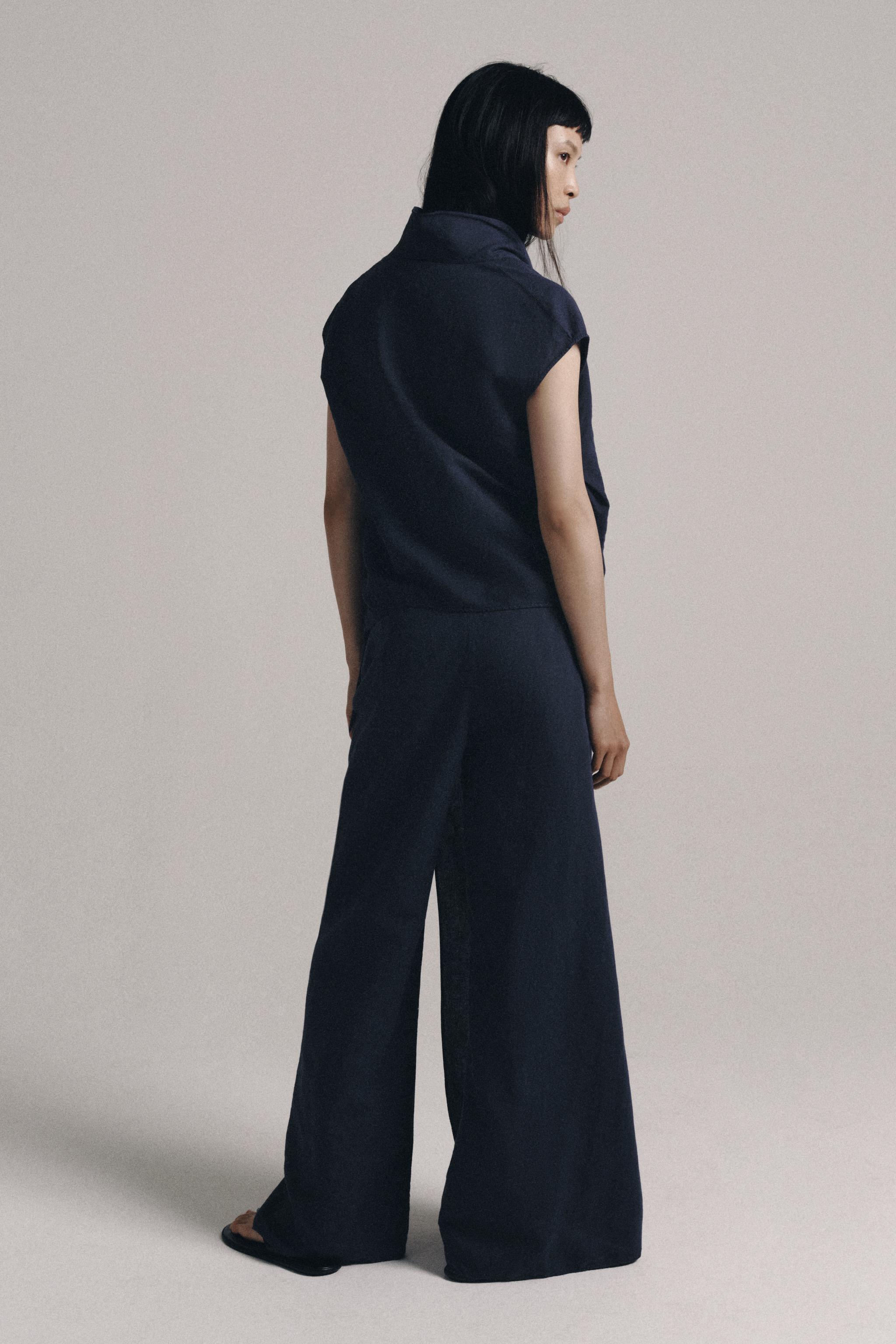 Zara ZW COLLECTION KETEN PAREO PANTOLON görsel 3