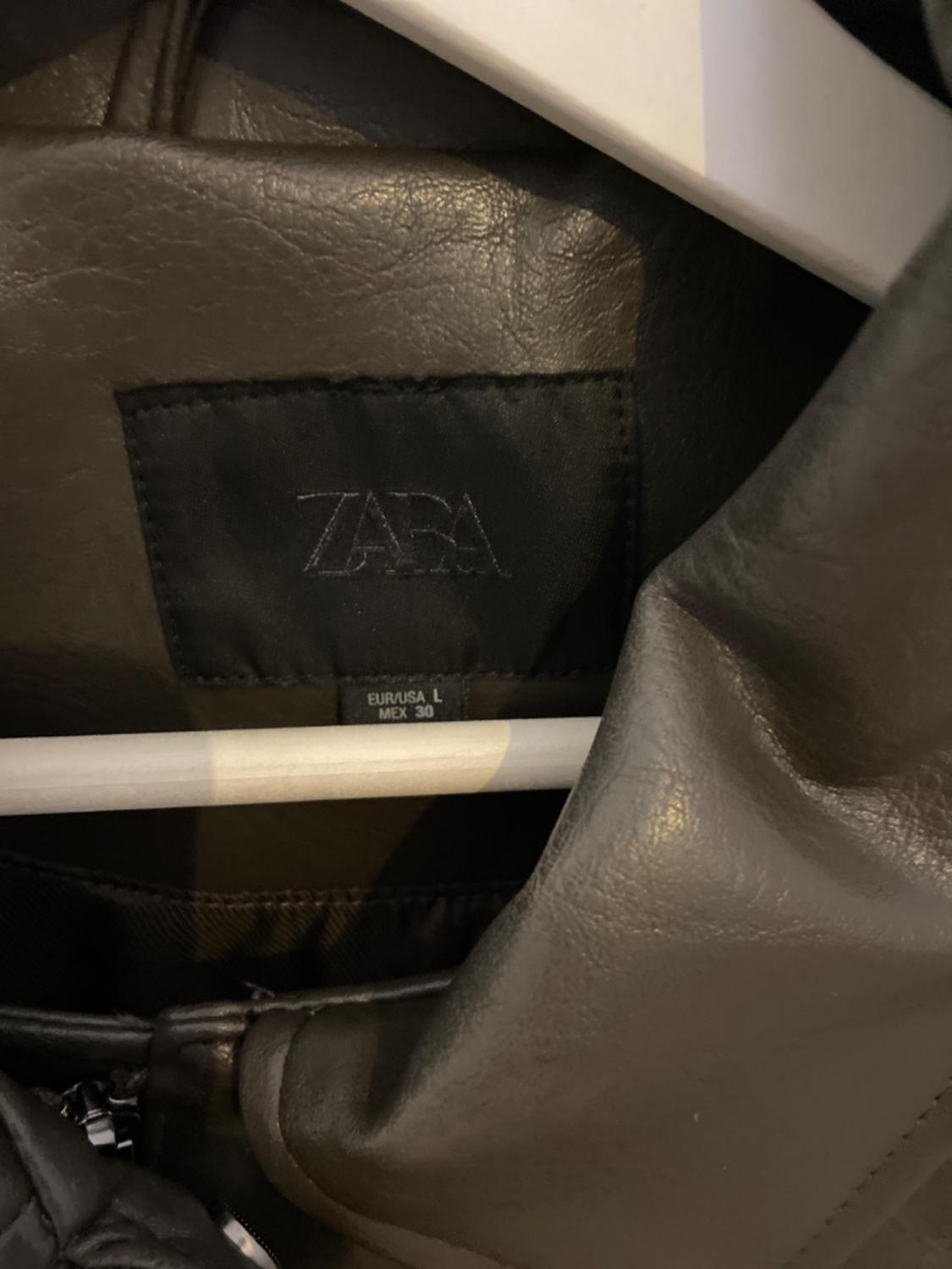FAUX LEATHER JACKET WITH POCKETS - Image 2