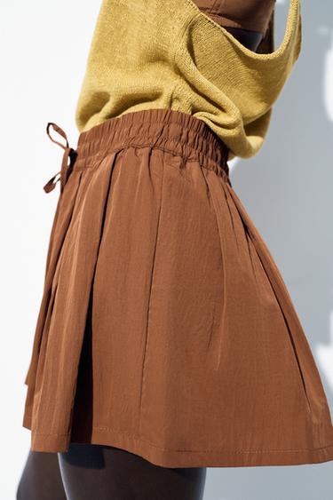 BERMUDA SHORTS WITH ELASTIC WAIST - Brick by Zara - Image 3