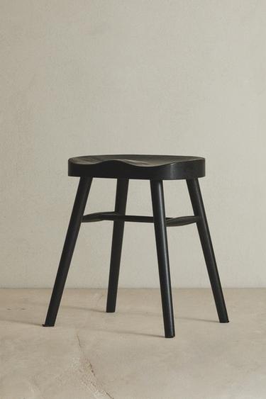 PINE BAR STOOL - Black by Zara