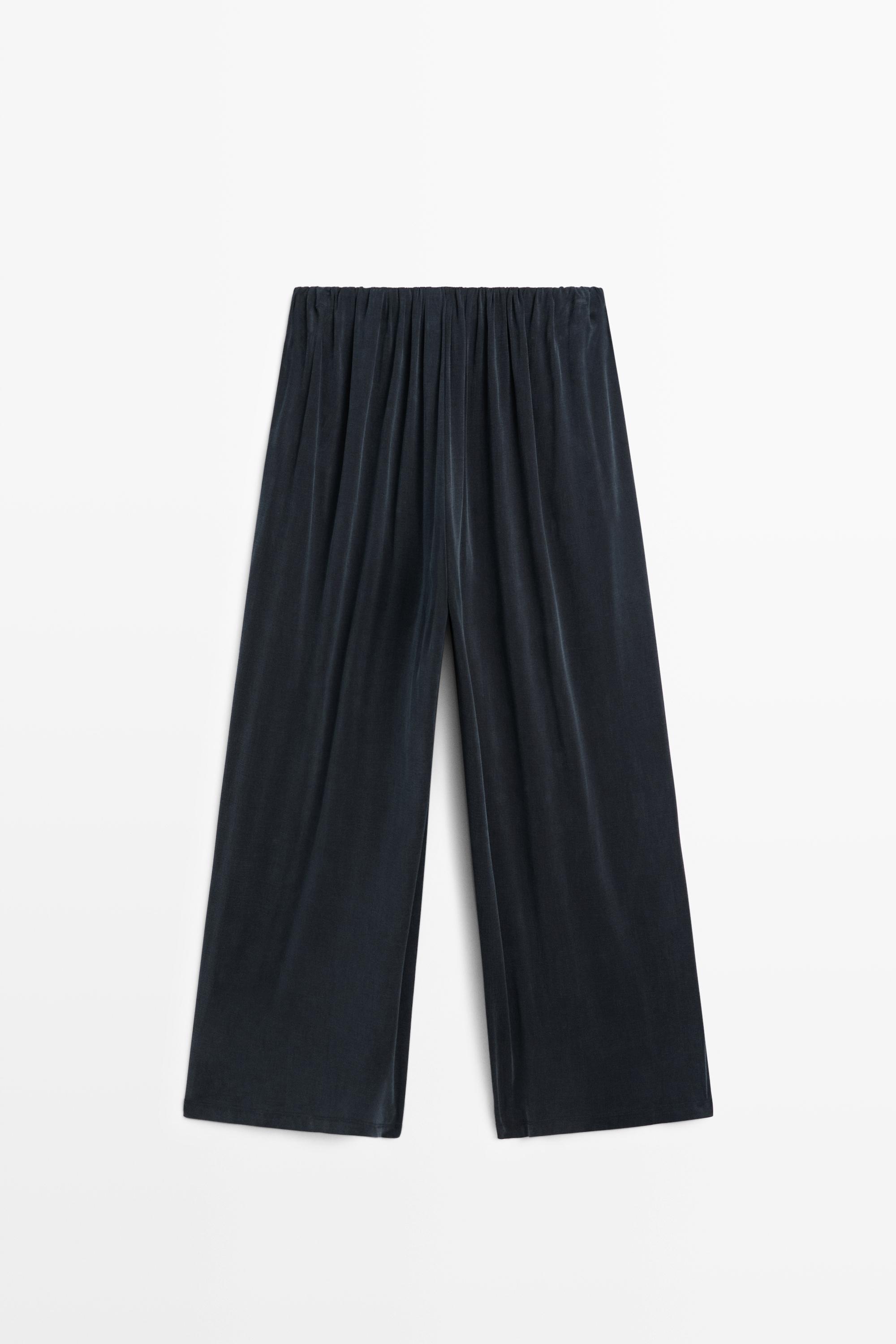 Pantalon large fluide plissé - STUDIO
