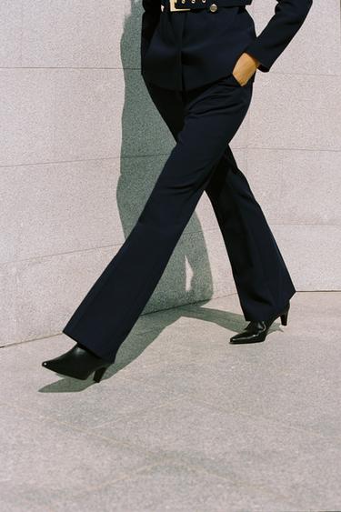 BLAZER BELTED SUIT AND FLARE TROUSERS - 785 by Zara - Image 1