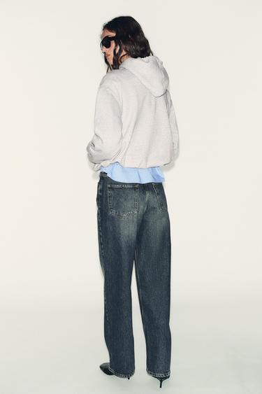 BALLOON HEM HOODIE - Grey marl by Zara - Image 6