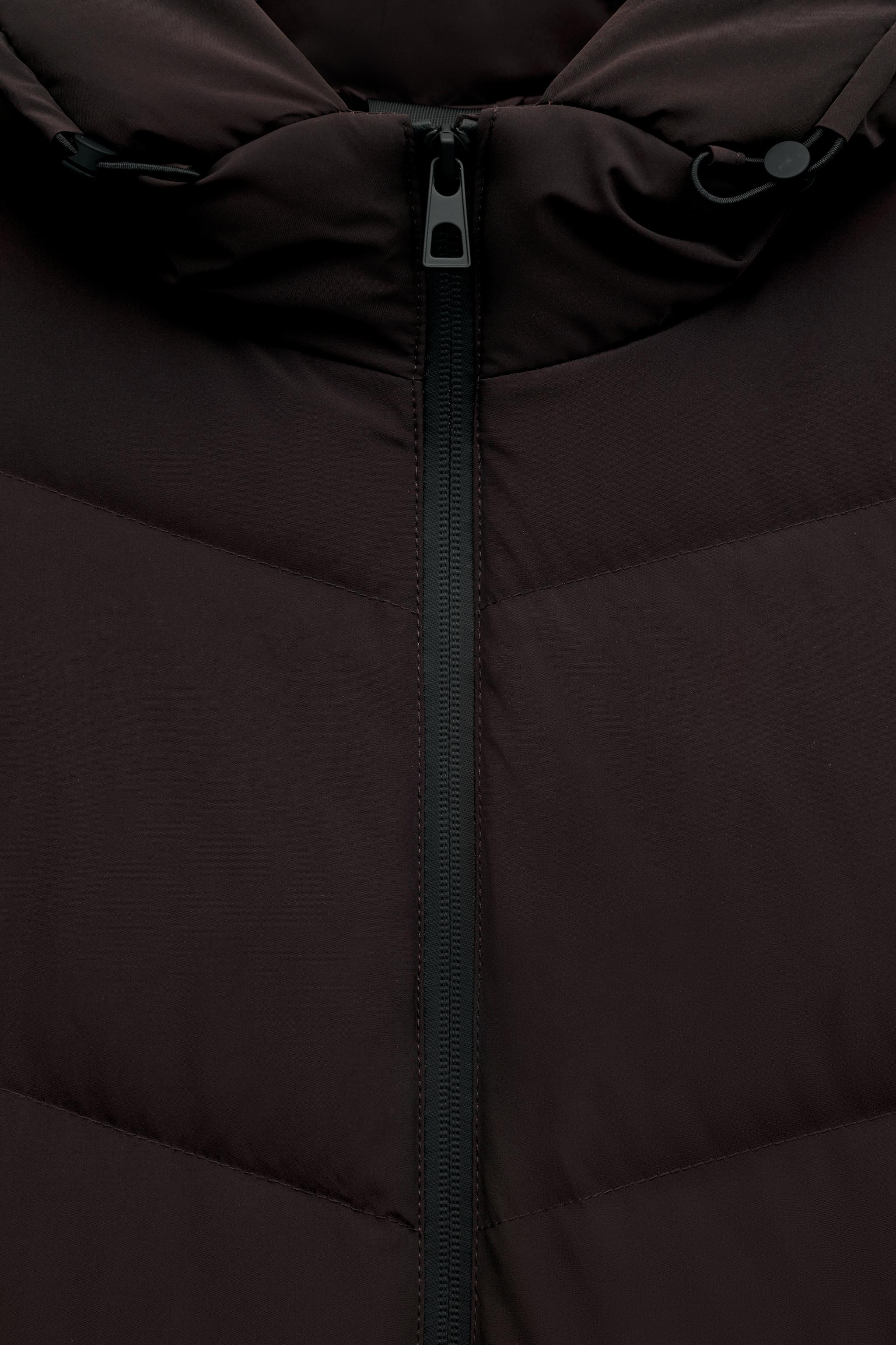 ANORAK MATELASSÉ 50 % DUVET PLUMES DÉPERLANT COUPE-VENT