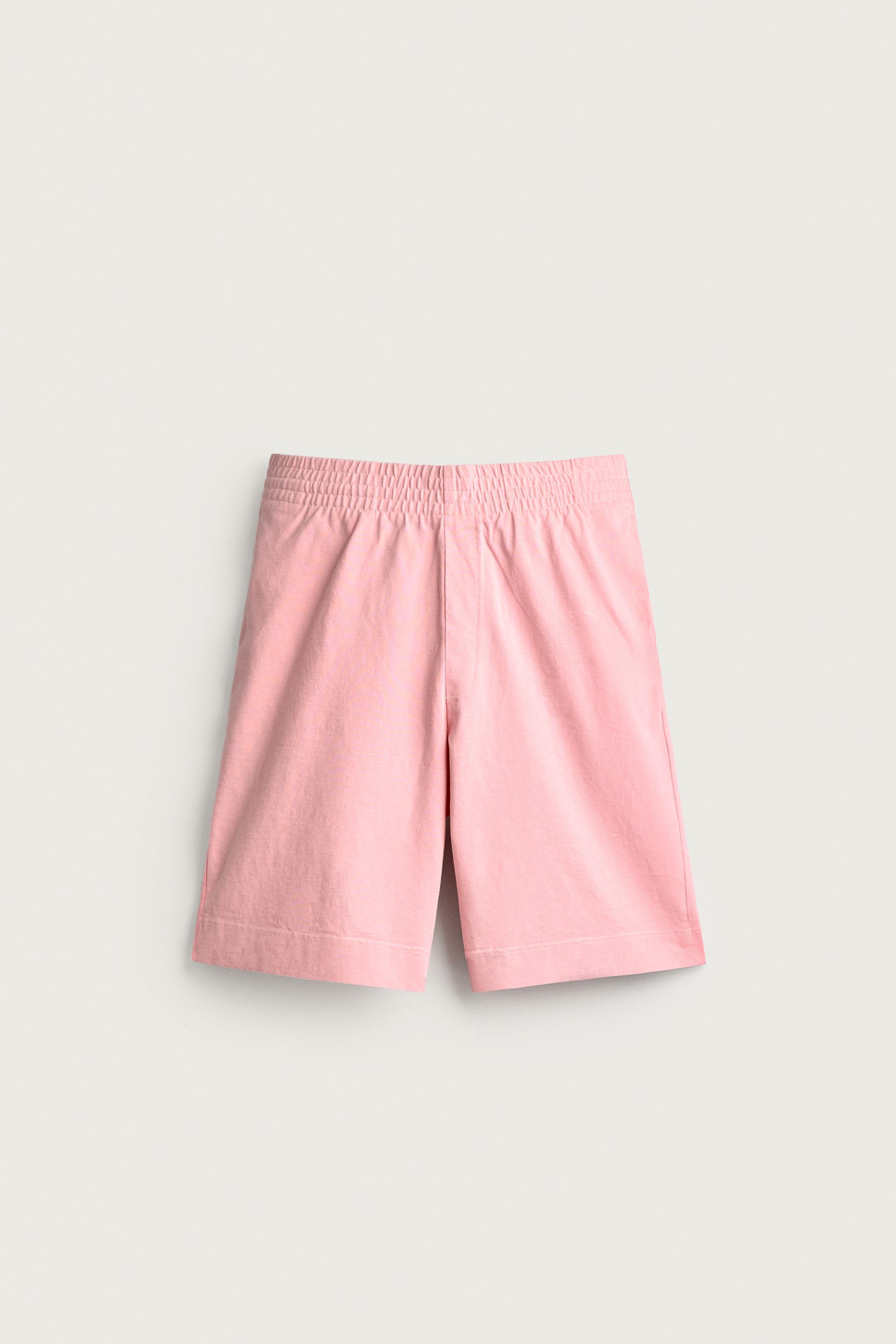 Zara GENİŞ PAÇA JOGGING FIT BERMUDA görsel 5