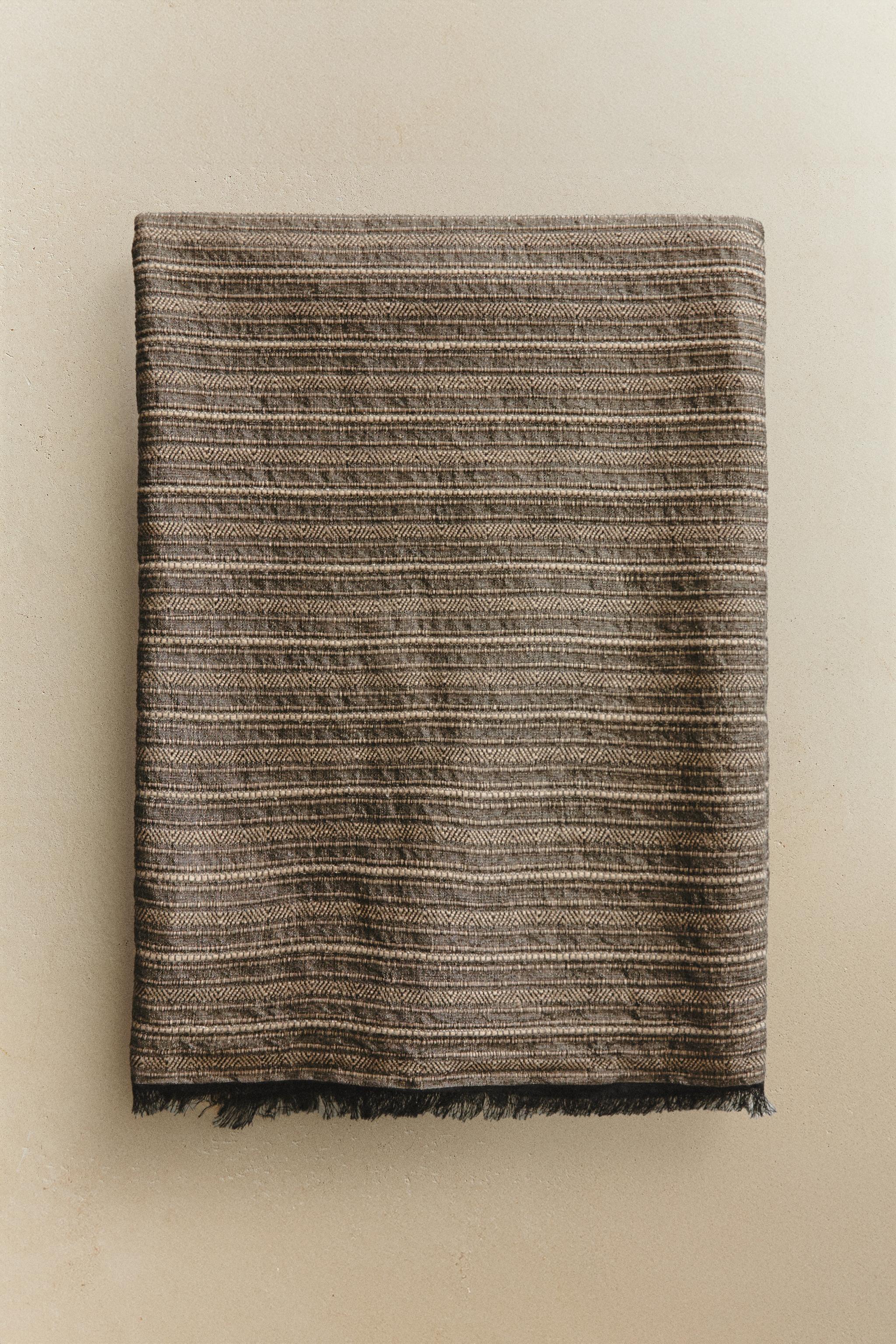 COTTON LINEN BLANKET