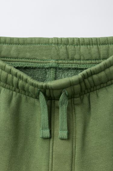 GARMENT DYE SWEATSHIRT AND JOGGERS SET - Green by Zara - Image 6