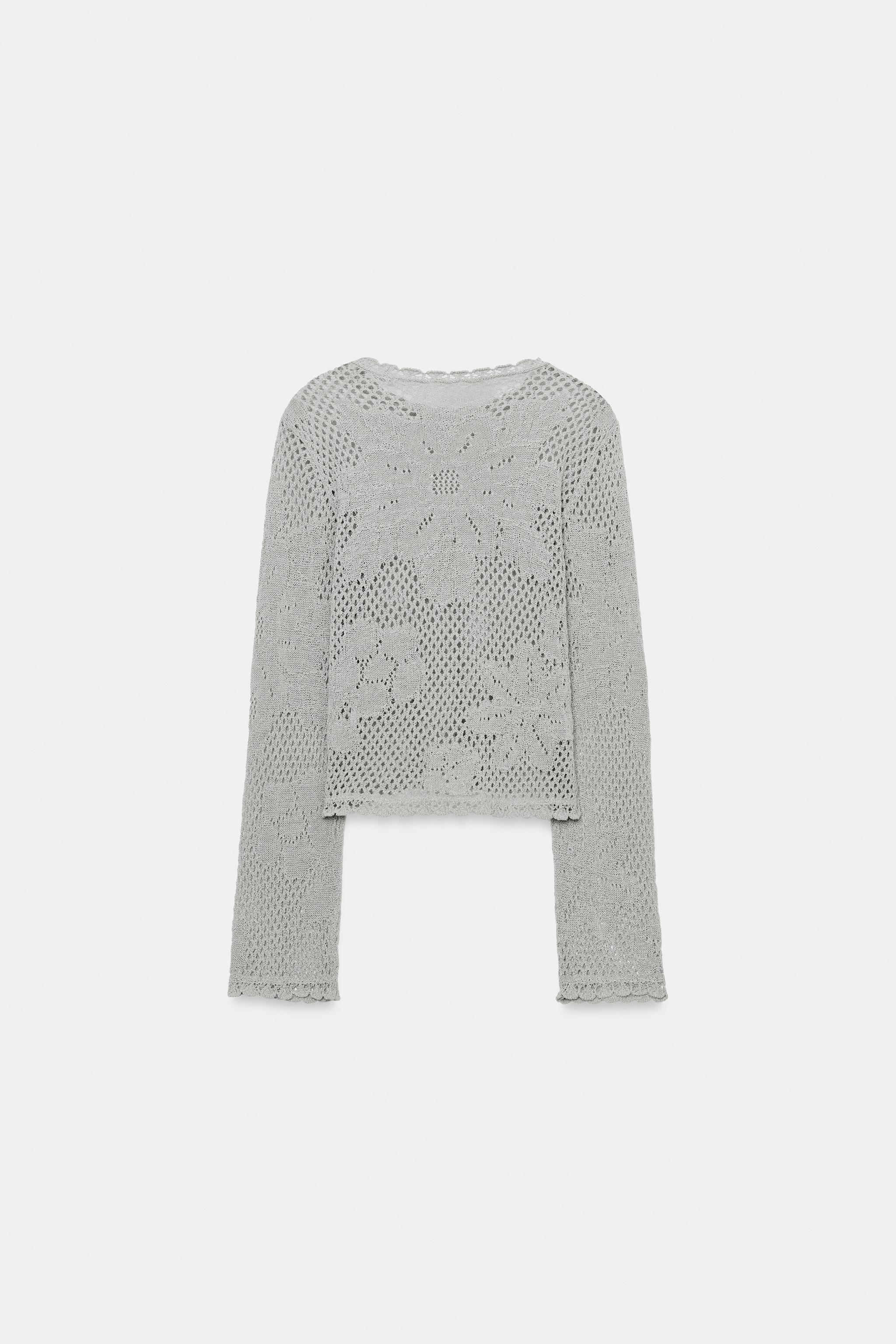 POINTELLE KNIT JUMPER